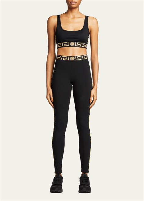 versace greek leggi|Versace women's leggings.